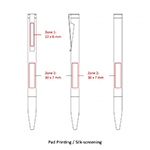 BND84 ATTEN, TWIST METAL BALL PEN-Logo